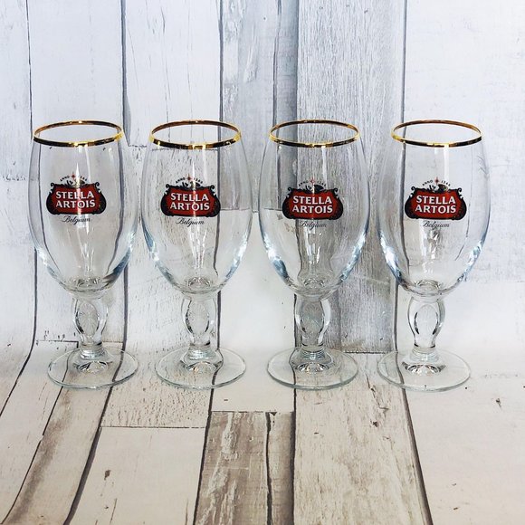 Other - Stella Artois Glasses (Set of 4) BRAND NEW